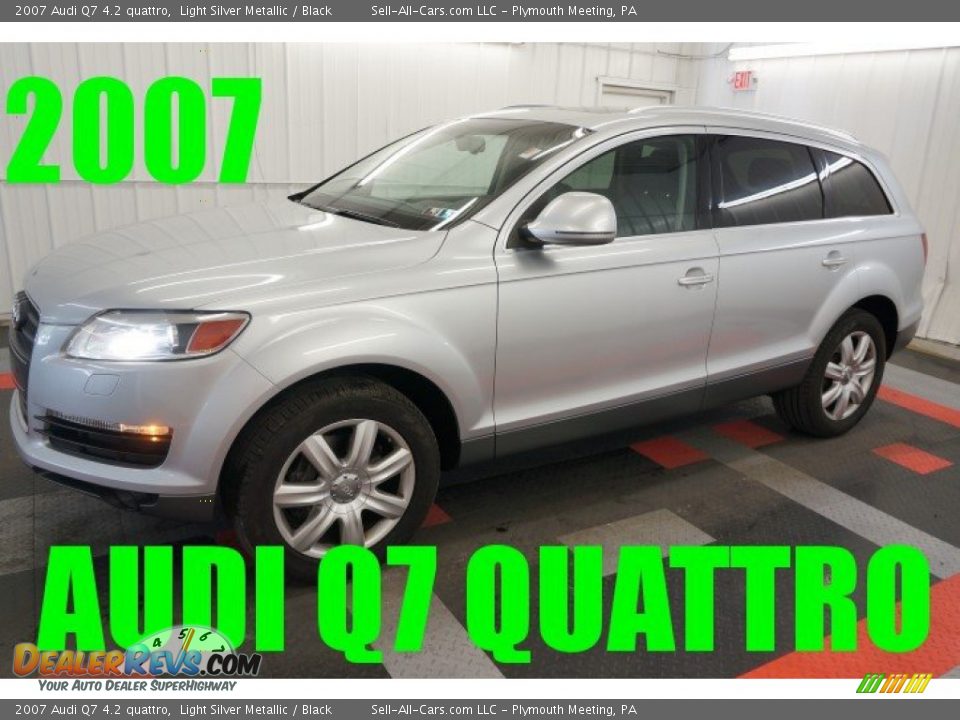 2007 Audi Q7 4.2 quattro Light Silver Metallic / Black Photo #1