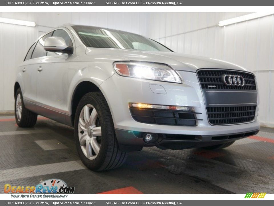 2007 Audi Q7 4.2 quattro Light Silver Metallic / Black Photo #4