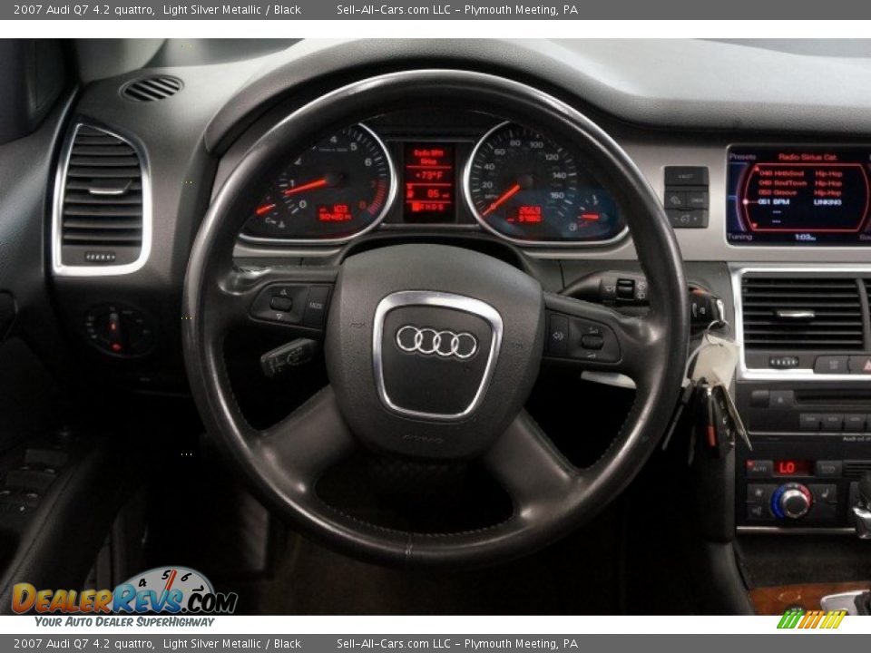2007 Audi Q7 4.2 quattro Light Silver Metallic / Black Photo #23