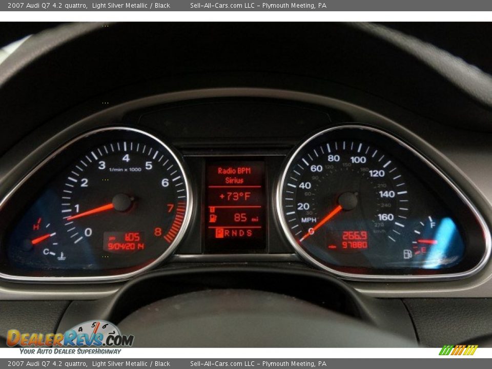 2007 Audi Q7 4.2 quattro Light Silver Metallic / Black Photo #31
