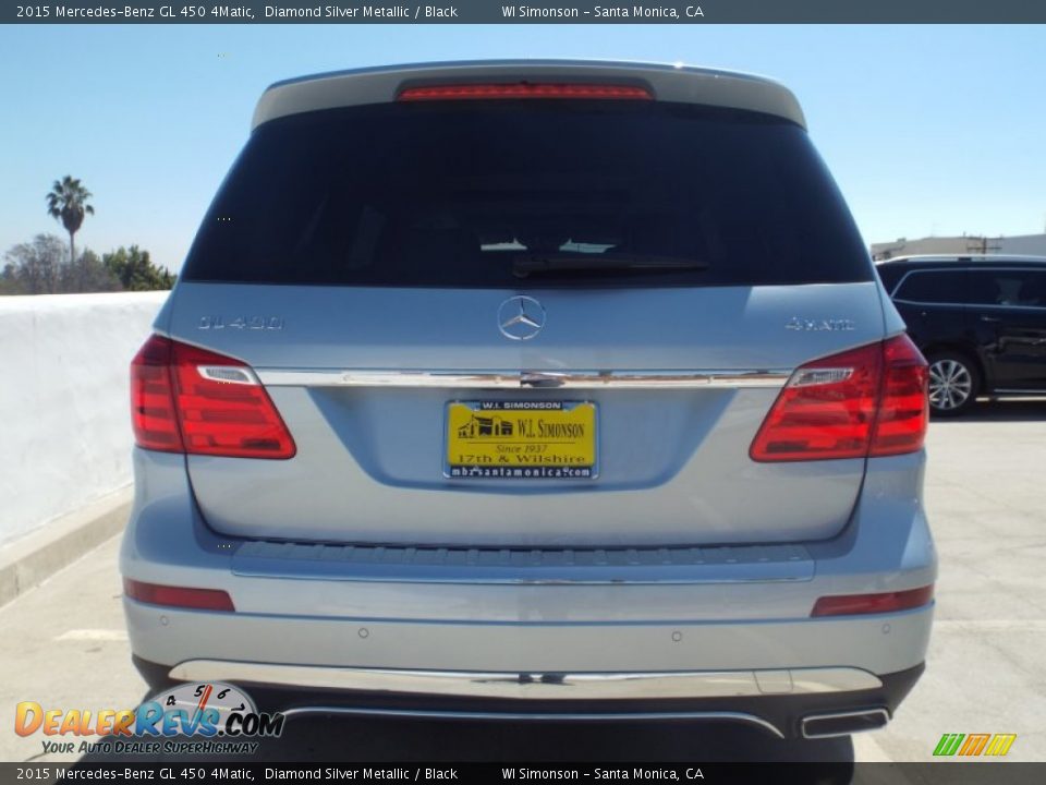 2015 Mercedes-Benz GL 450 4Matic Diamond Silver Metallic / Black Photo #5
