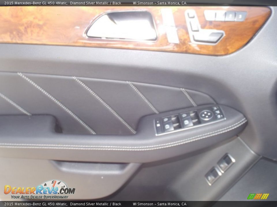 2015 Mercedes-Benz GL 450 4Matic Diamond Silver Metallic / Black Photo #6