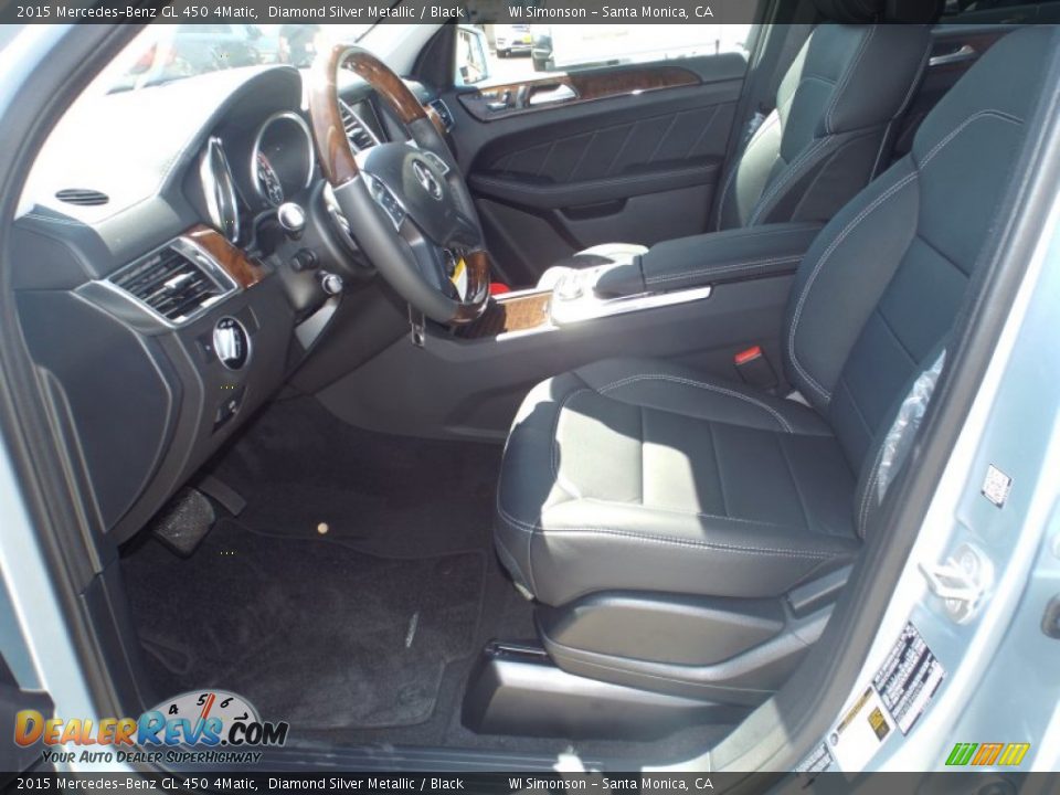 2015 Mercedes-Benz GL 450 4Matic Diamond Silver Metallic / Black Photo #7
