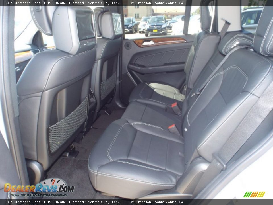 2015 Mercedes-Benz GL 450 4Matic Diamond Silver Metallic / Black Photo #8