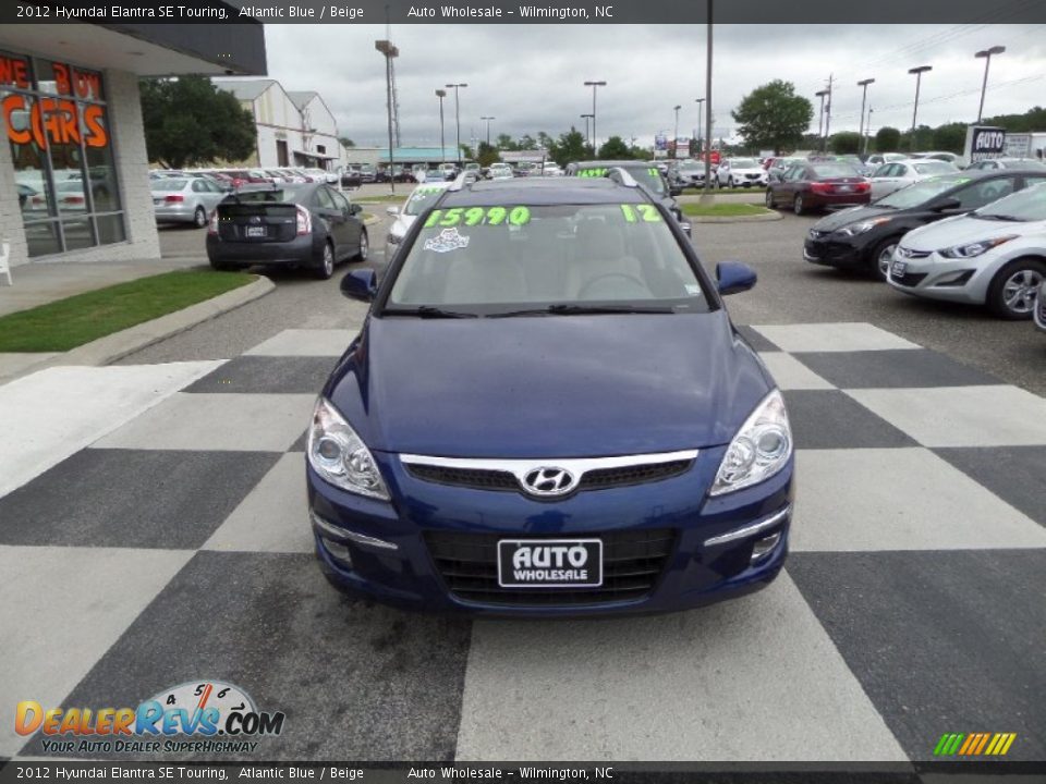 2012 Hyundai Elantra SE Touring Atlantic Blue / Beige Photo #2