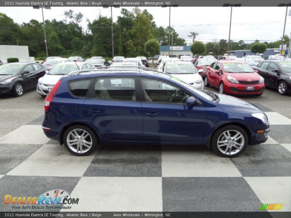 2012 Hyundai Elantra SE Touring Atlantic Blue / Beige Photo #3