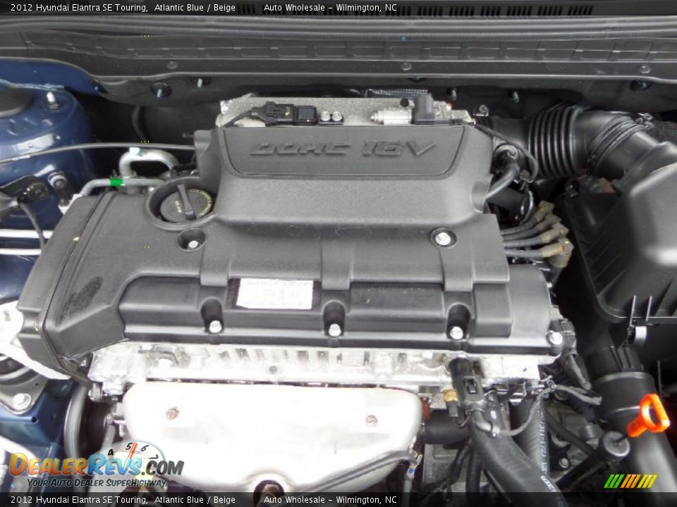2012 Hyundai Elantra SE Touring Atlantic Blue / Beige Photo #6