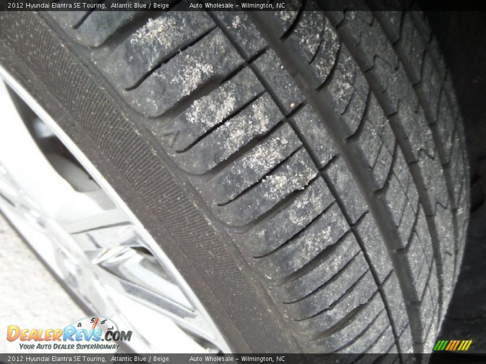 2012 Hyundai Elantra SE Touring Atlantic Blue / Beige Photo #8