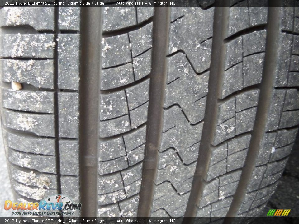 2012 Hyundai Elantra SE Touring Atlantic Blue / Beige Photo #9