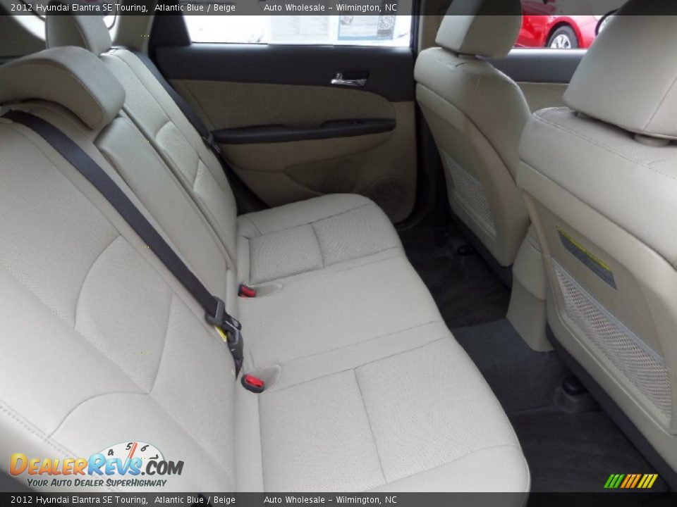 2012 Hyundai Elantra SE Touring Atlantic Blue / Beige Photo #14