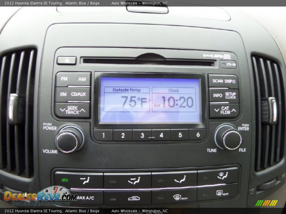 2012 Hyundai Elantra SE Touring Atlantic Blue / Beige Photo #17