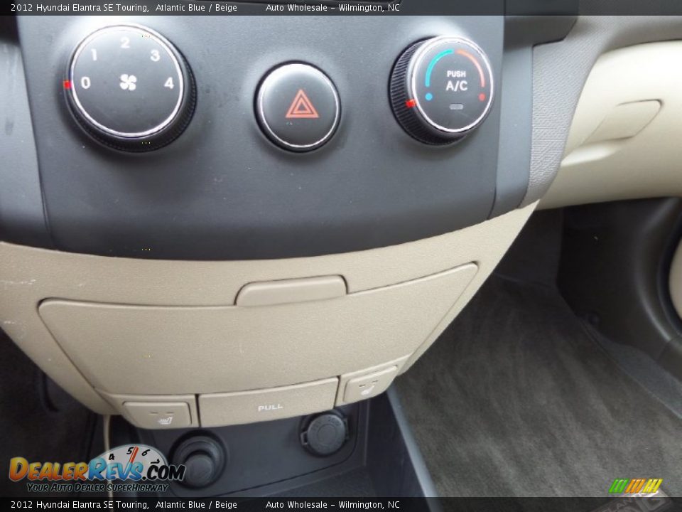 2012 Hyundai Elantra SE Touring Atlantic Blue / Beige Photo #18