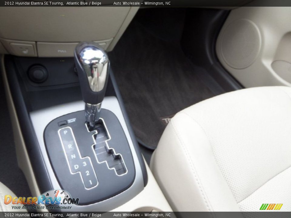 2012 Hyundai Elantra SE Touring Atlantic Blue / Beige Photo #19