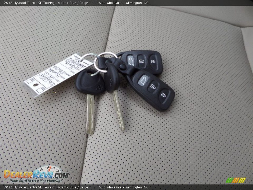 2012 Hyundai Elantra SE Touring Atlantic Blue / Beige Photo #20