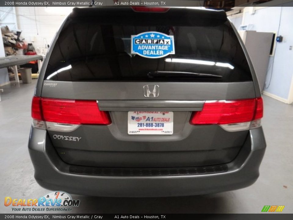 2008 Honda Odyssey EX Nimbus Gray Metallic / Gray Photo #5