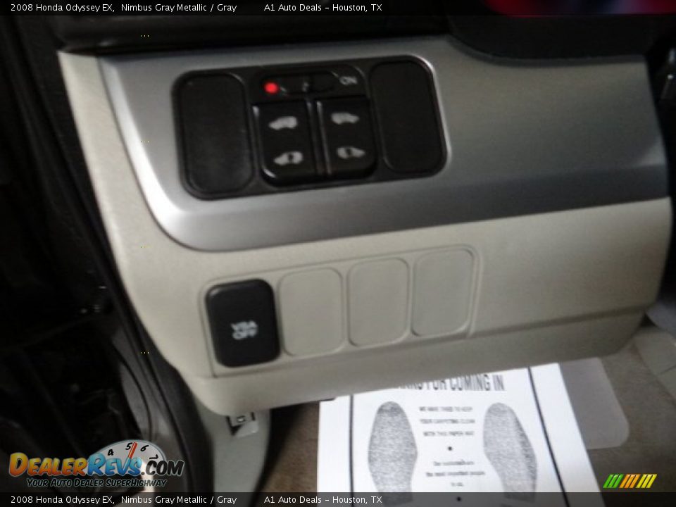 2008 Honda Odyssey EX Nimbus Gray Metallic / Gray Photo #24