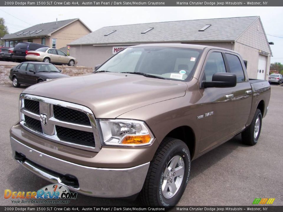 Front 3/4 View of 2009 Dodge Ram 1500 SLT Crew Cab 4x4 Photo #1