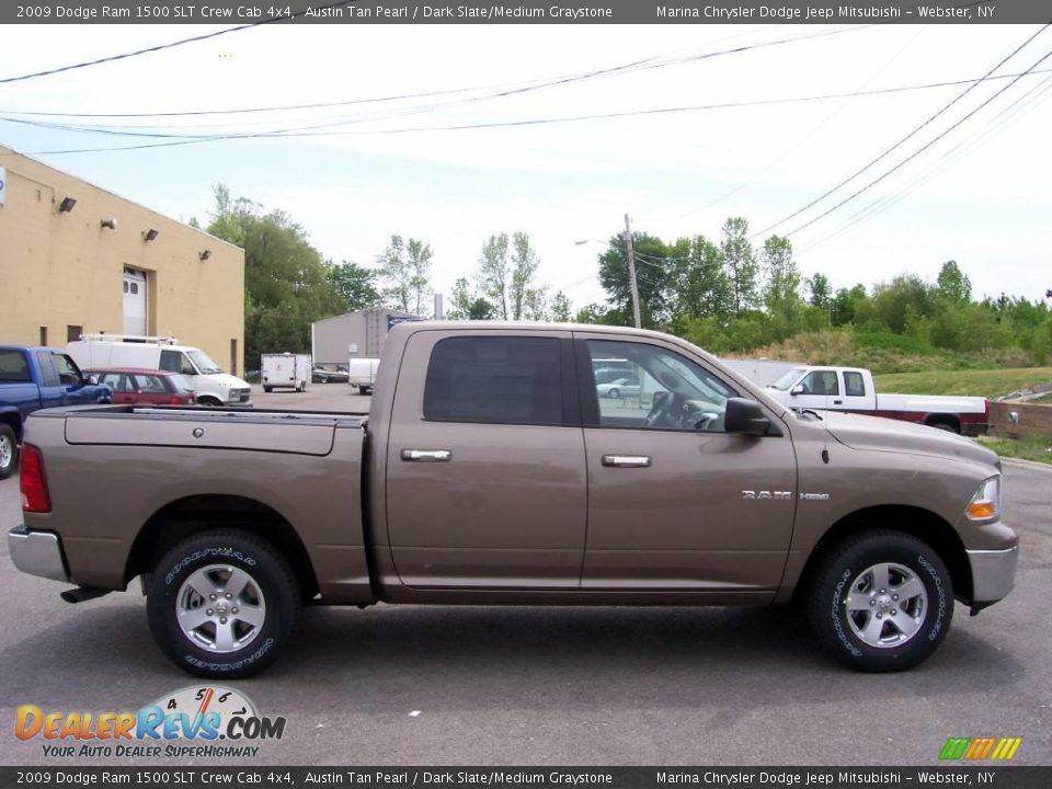 Austin Tan Pearl 2009 Dodge Ram 1500 SLT Crew Cab 4x4 Photo #12
