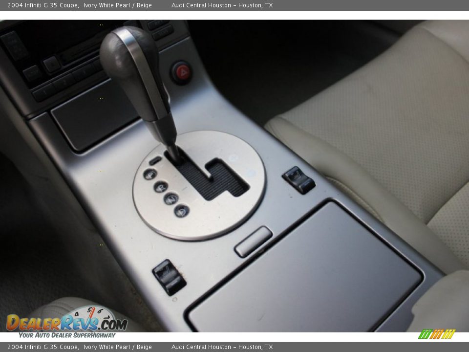 2004 Infiniti G 35 Coupe Ivory White Pearl / Beige Photo #15