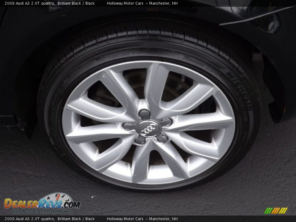 2009 Audi A3 2.0T quattro Brilliant Black / Black Photo #5