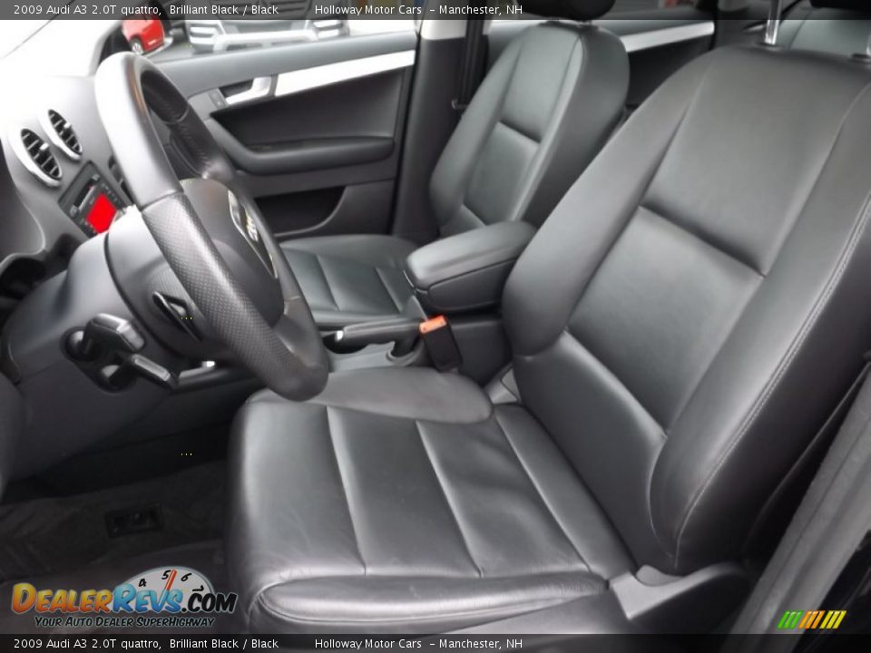 2009 Audi A3 2.0T quattro Brilliant Black / Black Photo #10