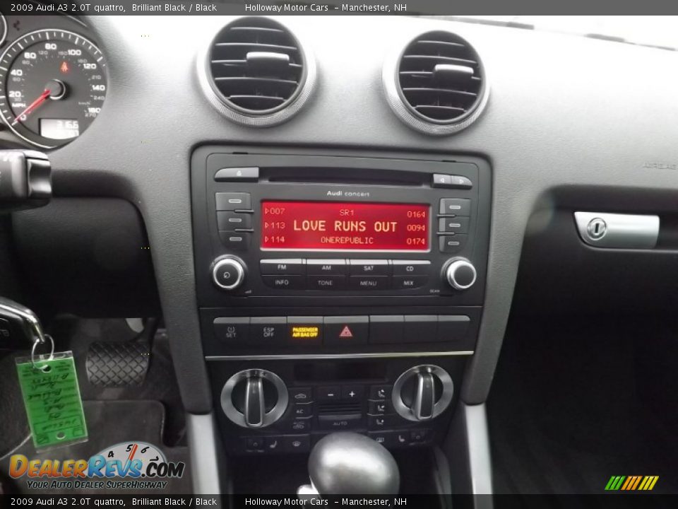 2009 Audi A3 2.0T quattro Brilliant Black / Black Photo #11