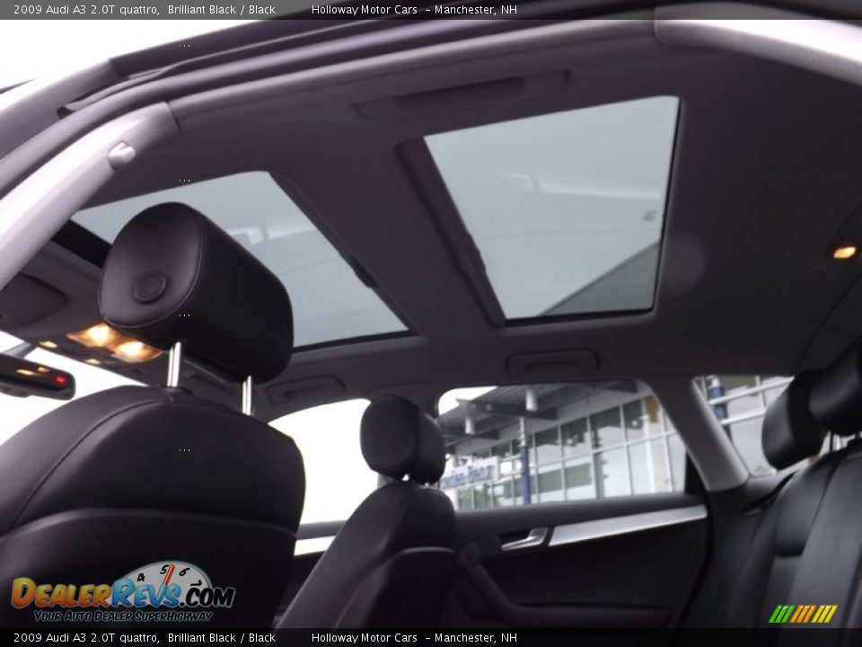 2009 Audi A3 2.0T quattro Brilliant Black / Black Photo #13
