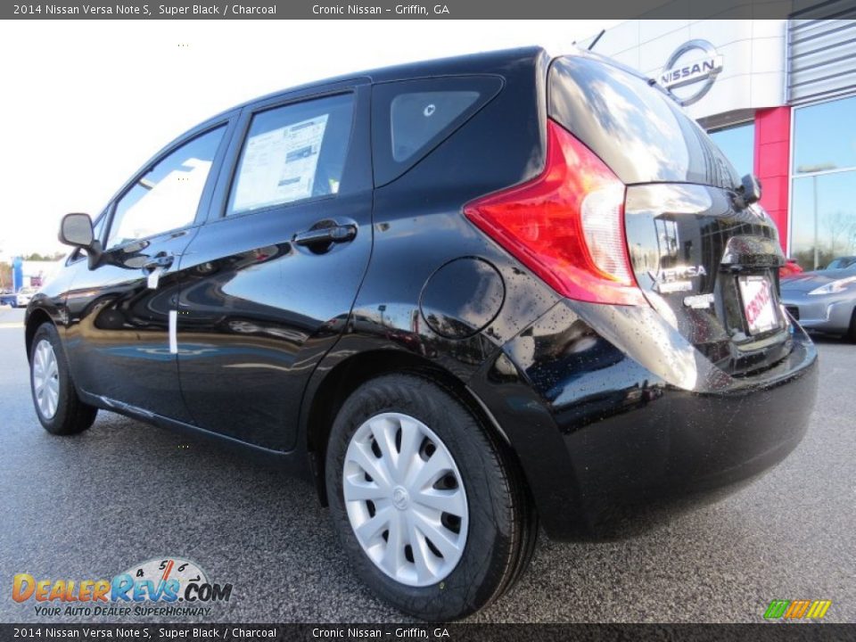 2014 Nissan Versa Note S Super Black / Charcoal Photo #3