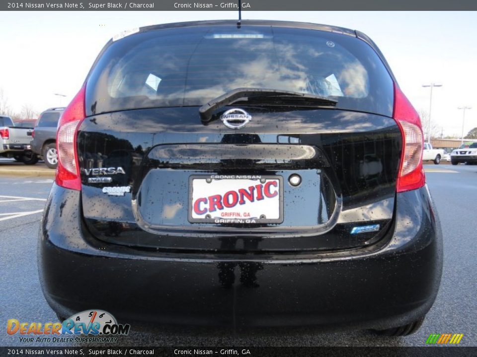 2014 Nissan Versa Note S Super Black / Charcoal Photo #4