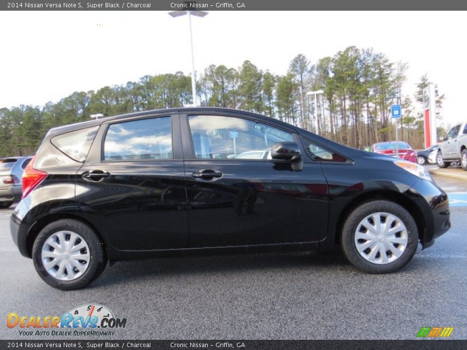 2014 Nissan Versa Note S Super Black / Charcoal Photo #6