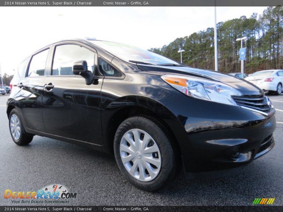 2014 Nissan Versa Note S Super Black / Charcoal Photo #7