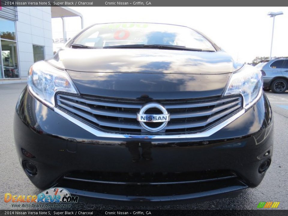 2014 Nissan Versa Note S Super Black / Charcoal Photo #8