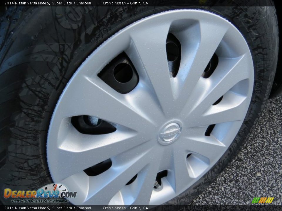 2014 Nissan Versa Note S Super Black / Charcoal Photo #9