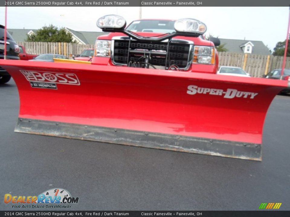 2014 GMC Sierra 2500HD Regular Cab 4x4 Fire Red / Dark Titanium Photo #2