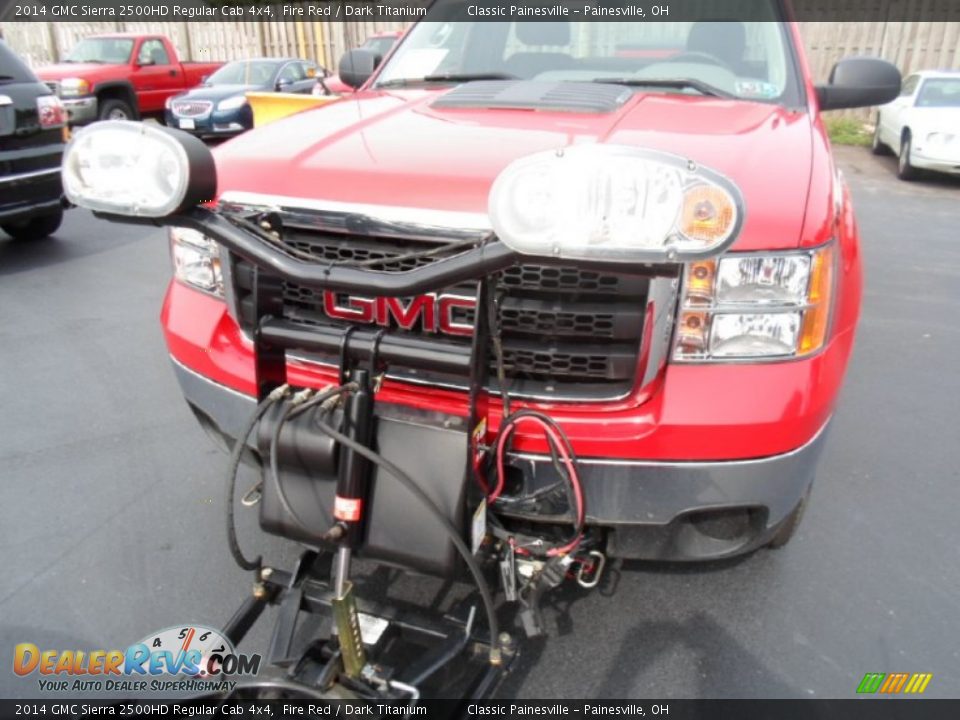 2014 GMC Sierra 2500HD Regular Cab 4x4 Fire Red / Dark Titanium Photo #3