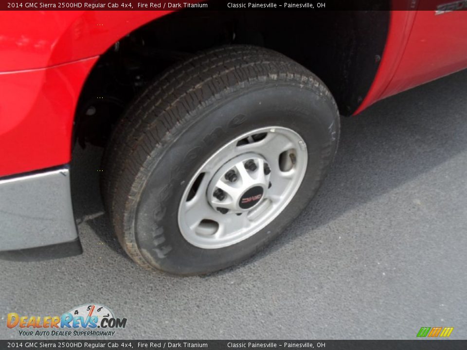 2014 GMC Sierra 2500HD Regular Cab 4x4 Fire Red / Dark Titanium Photo #4