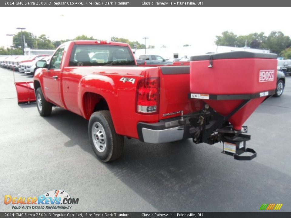 2014 GMC Sierra 2500HD Regular Cab 4x4 Fire Red / Dark Titanium Photo #6