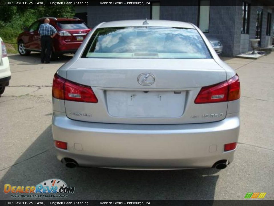 2007 Lexus IS 250 AWD Tungsten Pearl / Sterling Photo #3