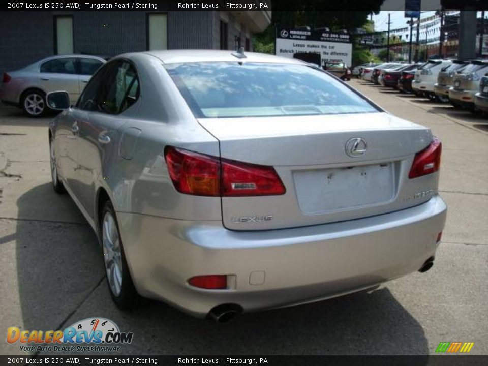 2007 Lexus IS 250 AWD Tungsten Pearl / Sterling Photo #4