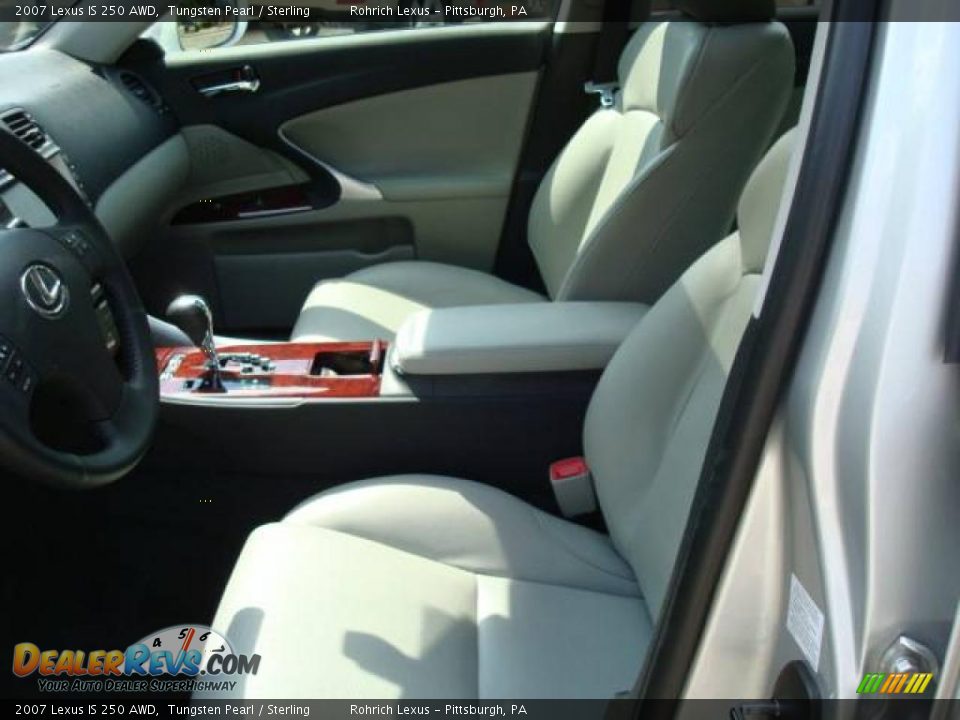 2007 Lexus IS 250 AWD Tungsten Pearl / Sterling Photo #8