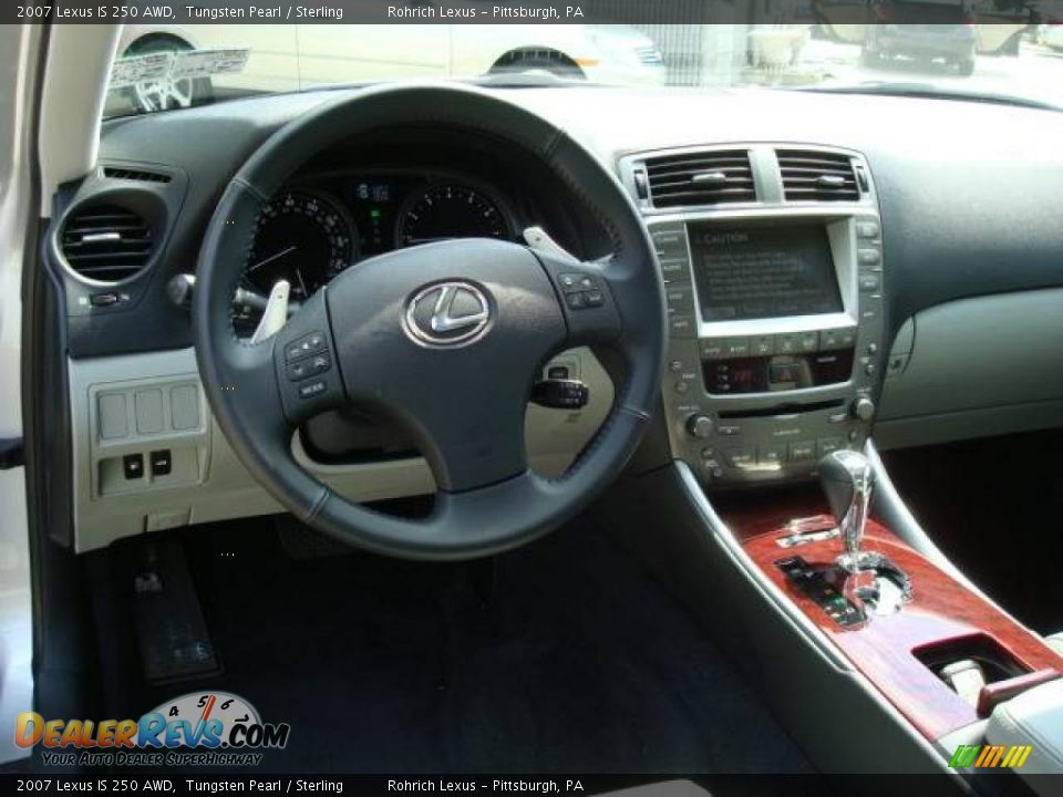2007 Lexus IS 250 AWD Tungsten Pearl / Sterling Photo #10