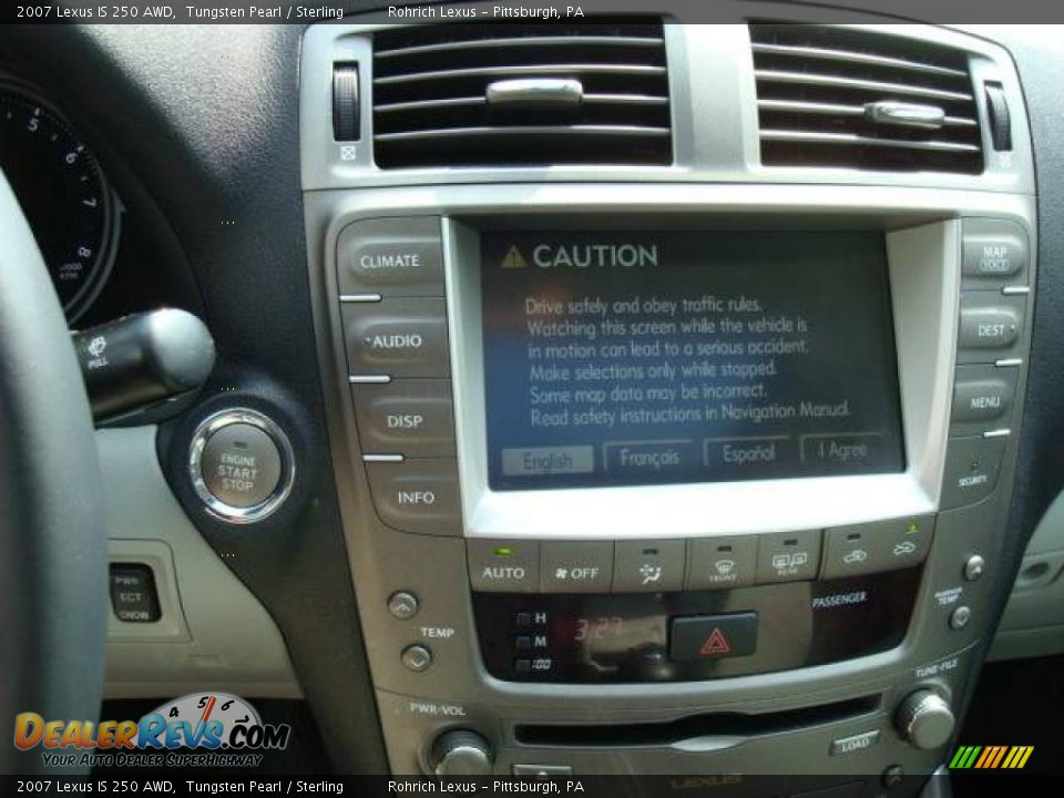 2007 Lexus IS 250 AWD Tungsten Pearl / Sterling Photo #13