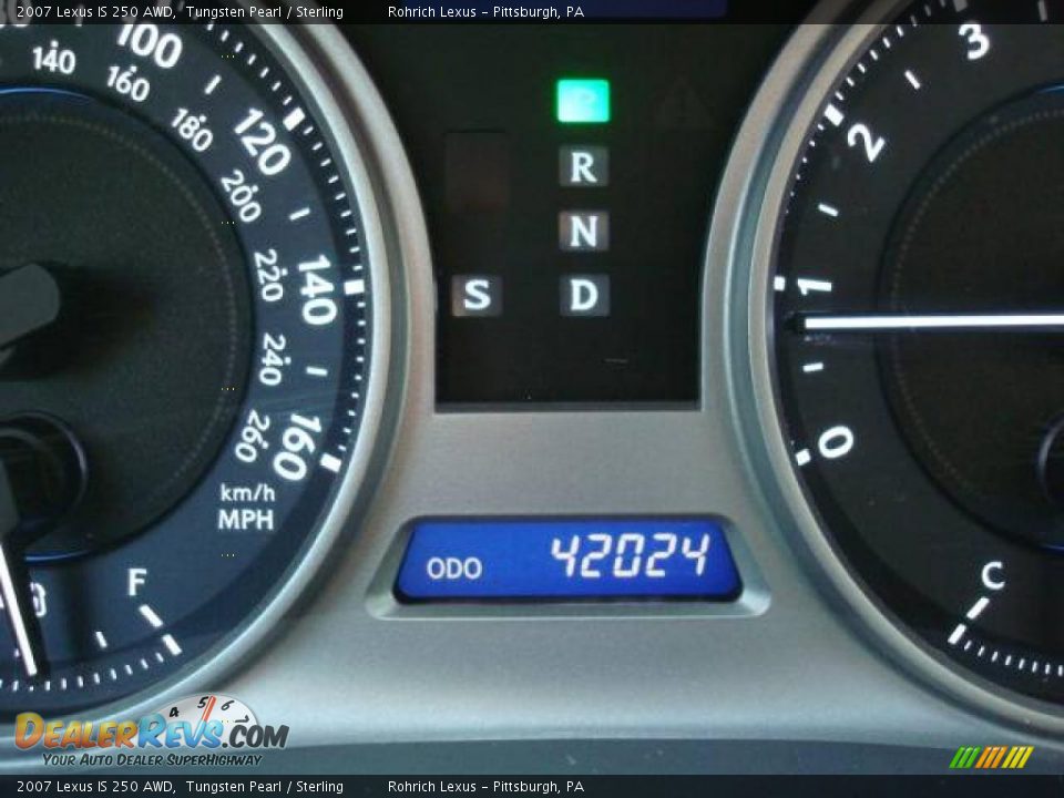 2007 Lexus IS 250 AWD Tungsten Pearl / Sterling Photo #15