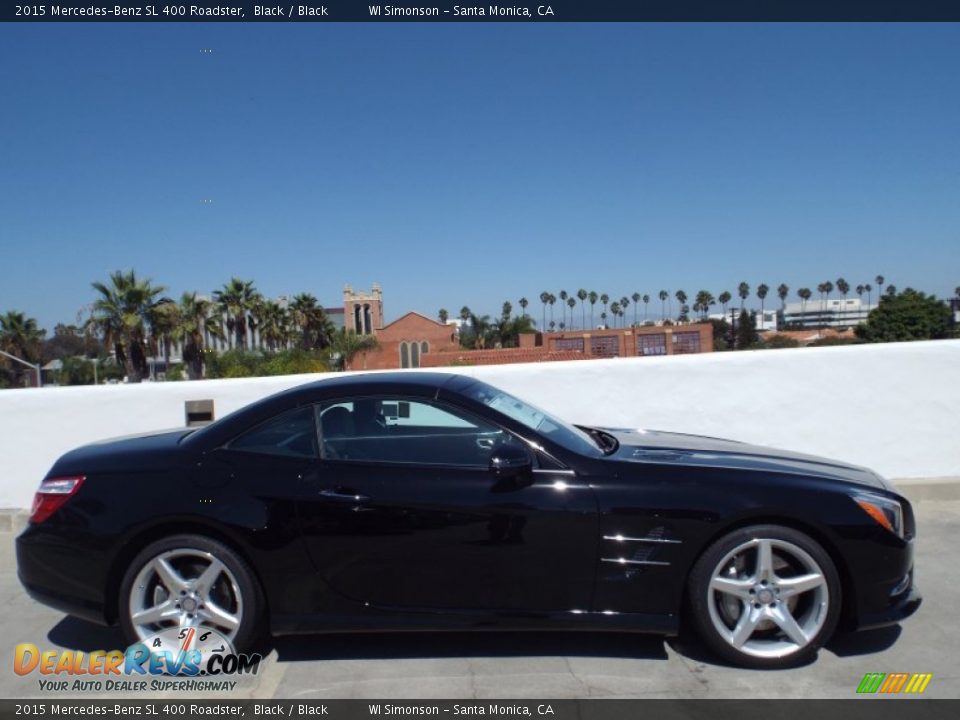 Black 2015 Mercedes-Benz SL 400 Roadster Photo #7
