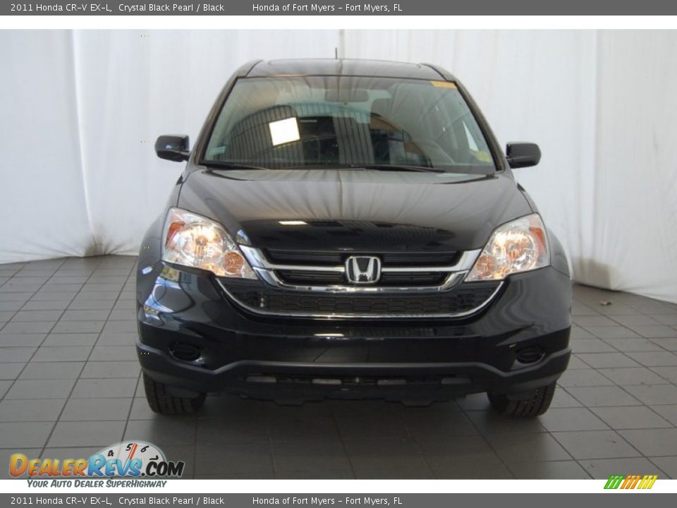 2011 Honda CR-V EX-L Crystal Black Pearl / Black Photo #3
