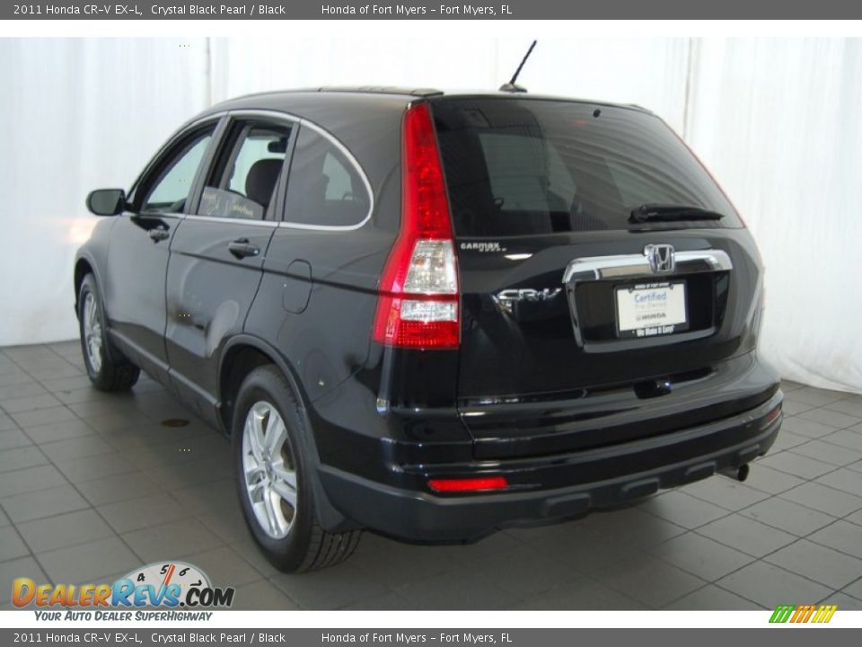 2011 Honda CR-V EX-L Crystal Black Pearl / Black Photo #8