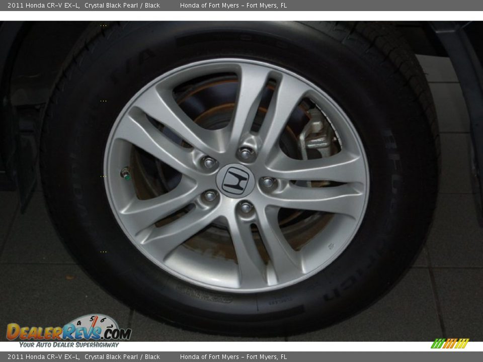 2011 Honda CR-V EX-L Crystal Black Pearl / Black Photo #10
