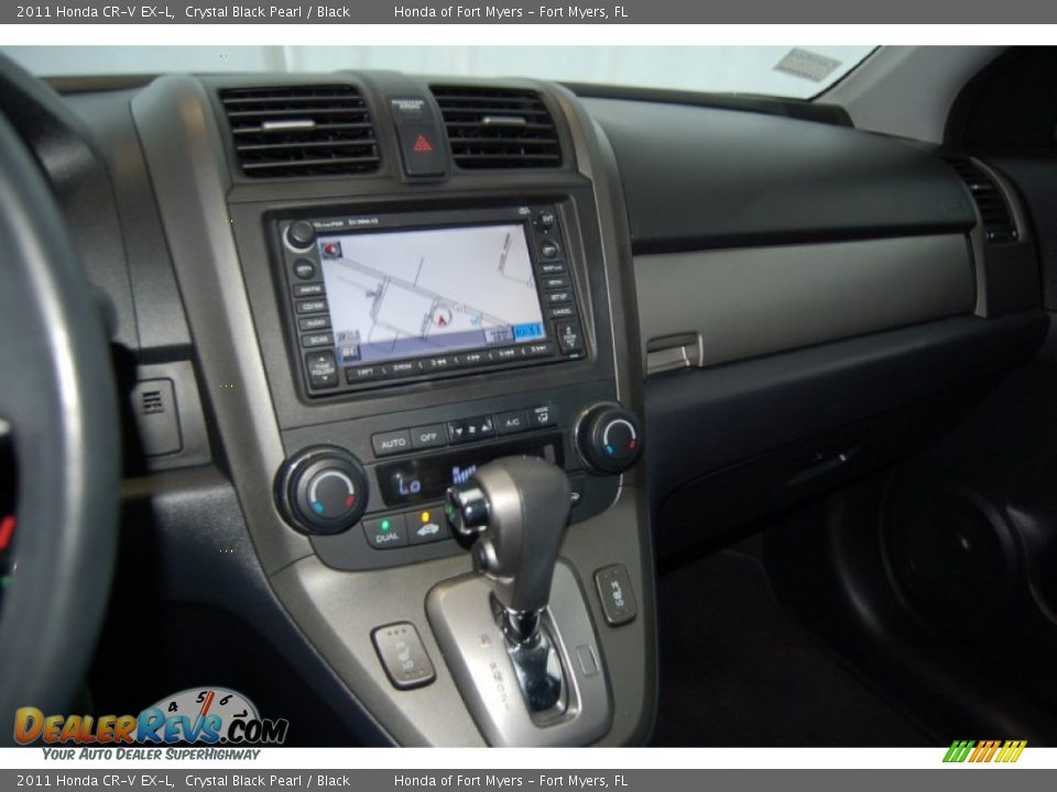 2011 Honda CR-V EX-L Crystal Black Pearl / Black Photo #16