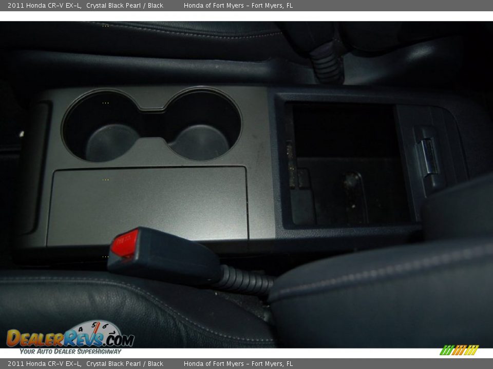 2011 Honda CR-V EX-L Crystal Black Pearl / Black Photo #17