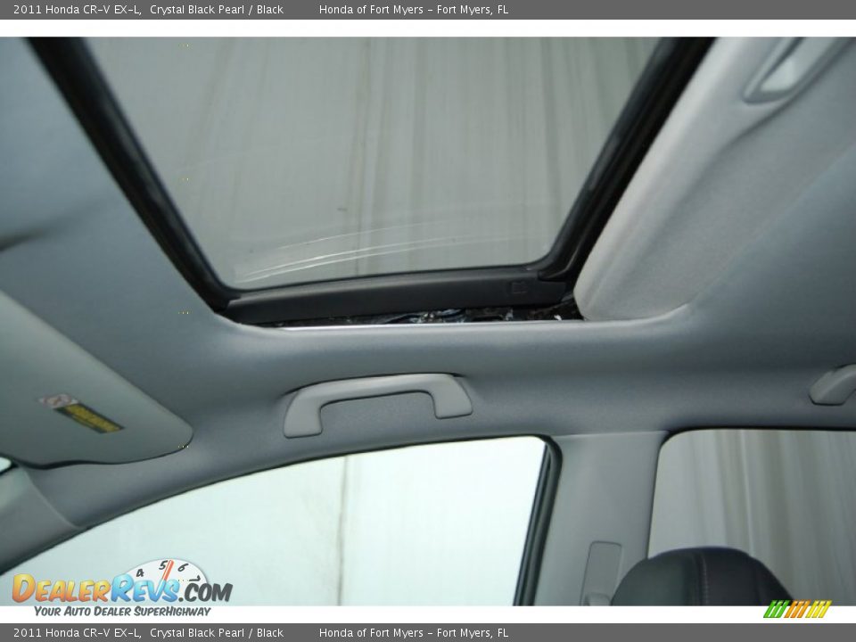 2011 Honda CR-V EX-L Crystal Black Pearl / Black Photo #18